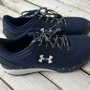 Under Armour Mens Size 11.5 Charged Escape 3 Evo Blue Running Shoes